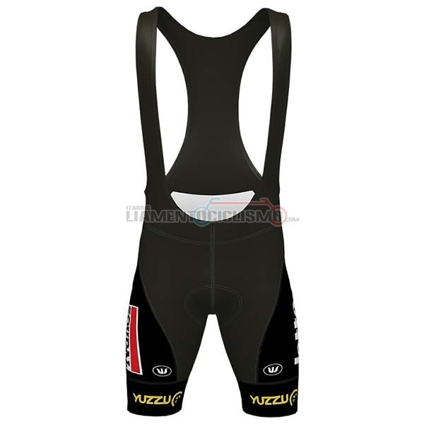 Abbigliamento Ciclismo Lotto Soudal Manica Corta 2020 Nero Bianco Rosso
